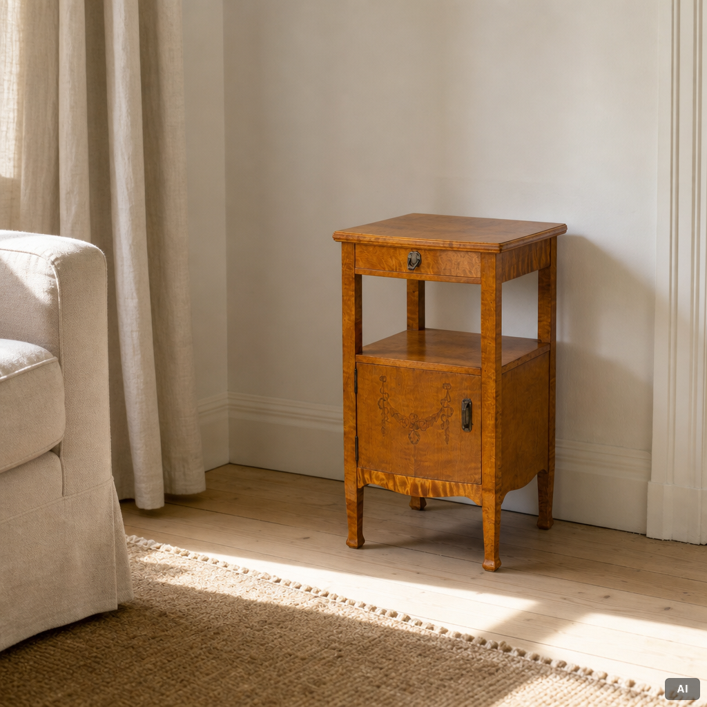 A pair of nightstands, ecarly 20th century.