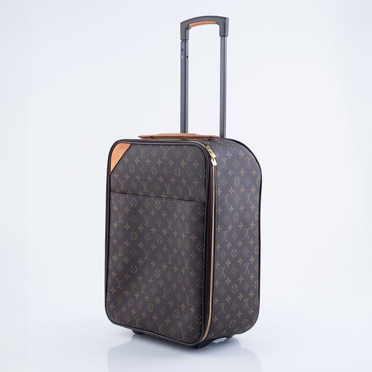 Louis Vuitton,  a monogram canvas 'Pégase 50' suitcase, 2003.