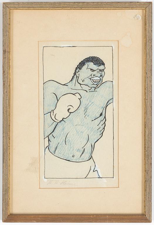 THOMAS THEODOR HEINE, blandteknik, signerad.