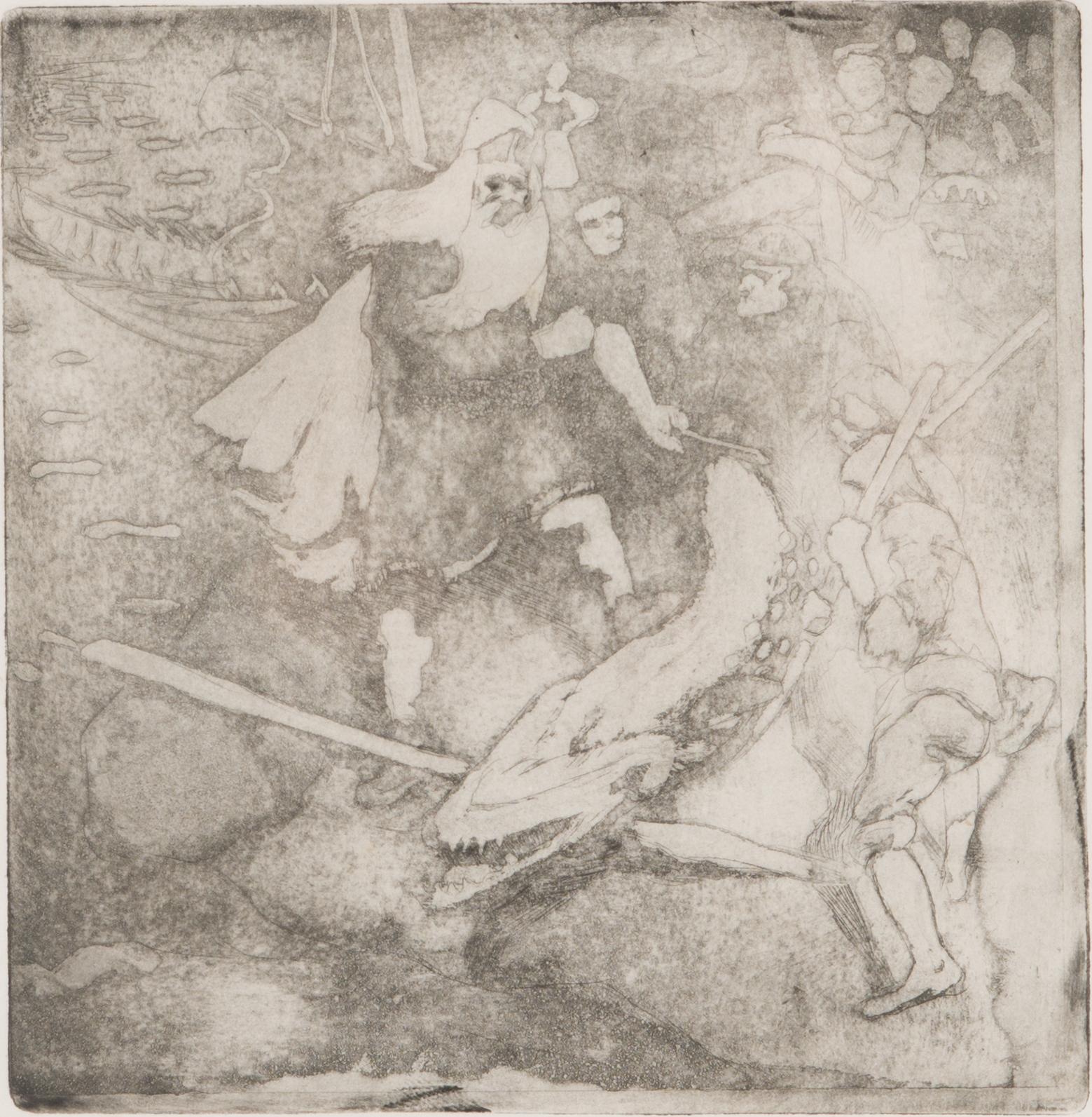 Akseli Gallen-Kallela, "Den stora gäddan".