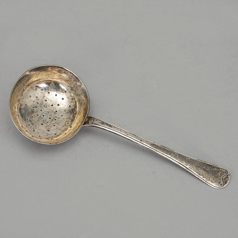 STRÖSKED, silver. Johan Petter Möller, mästare i Laholm 1778-1789. Vikt ca 78 gram.