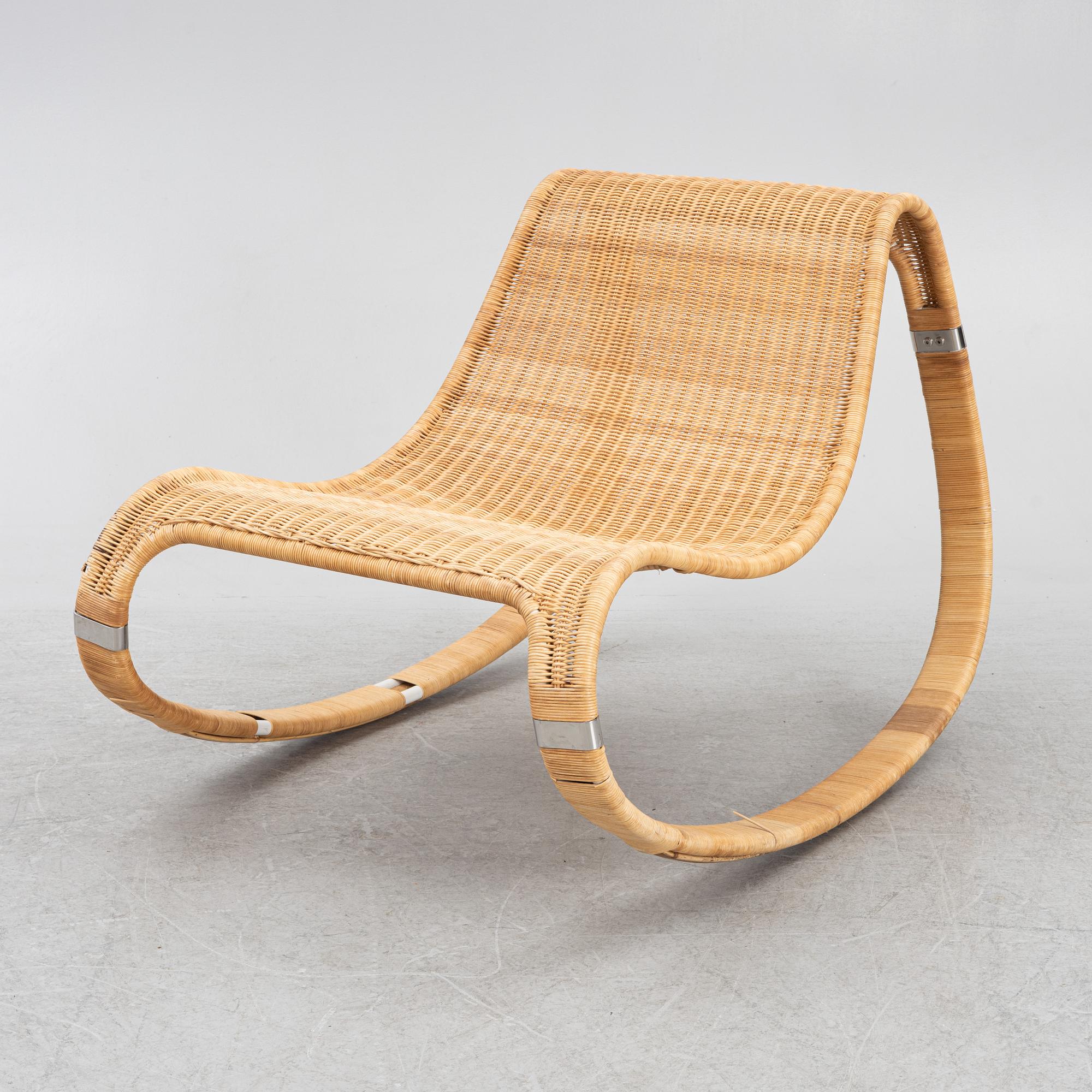 James Irvine, a 'Gunghult' rattan chair, IKEA.