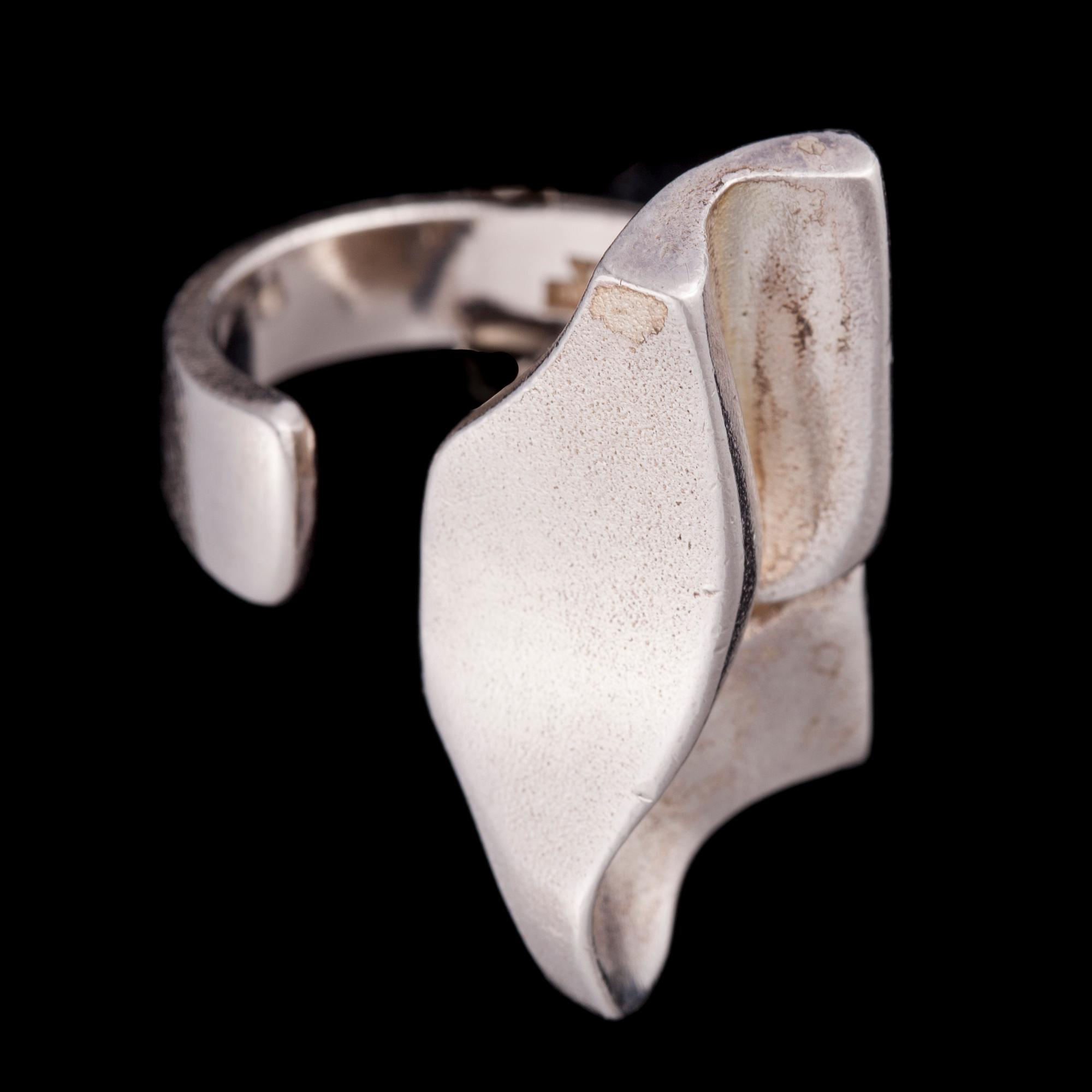 RING SAMT ÖRHÄNGEN, sterling silver, Lapponia 1986. Tot. vikt 19,8 g.
