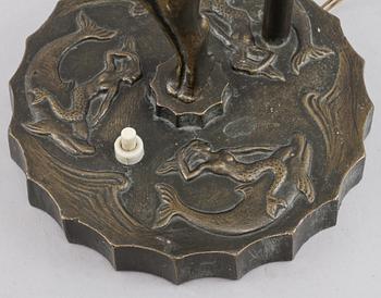 BORDSLAMPA, art deco, 1920/1930-tal.