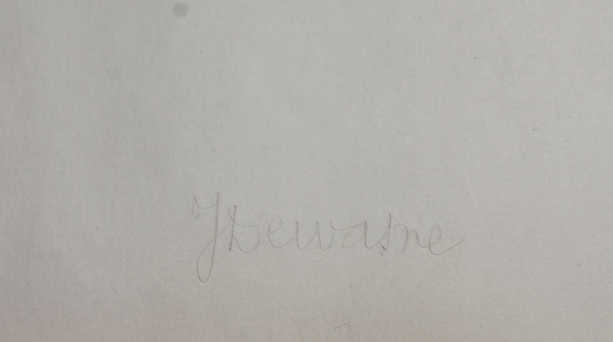 JEAN DEWASNE, seriegrafi på metall, sign o numr 131/150.