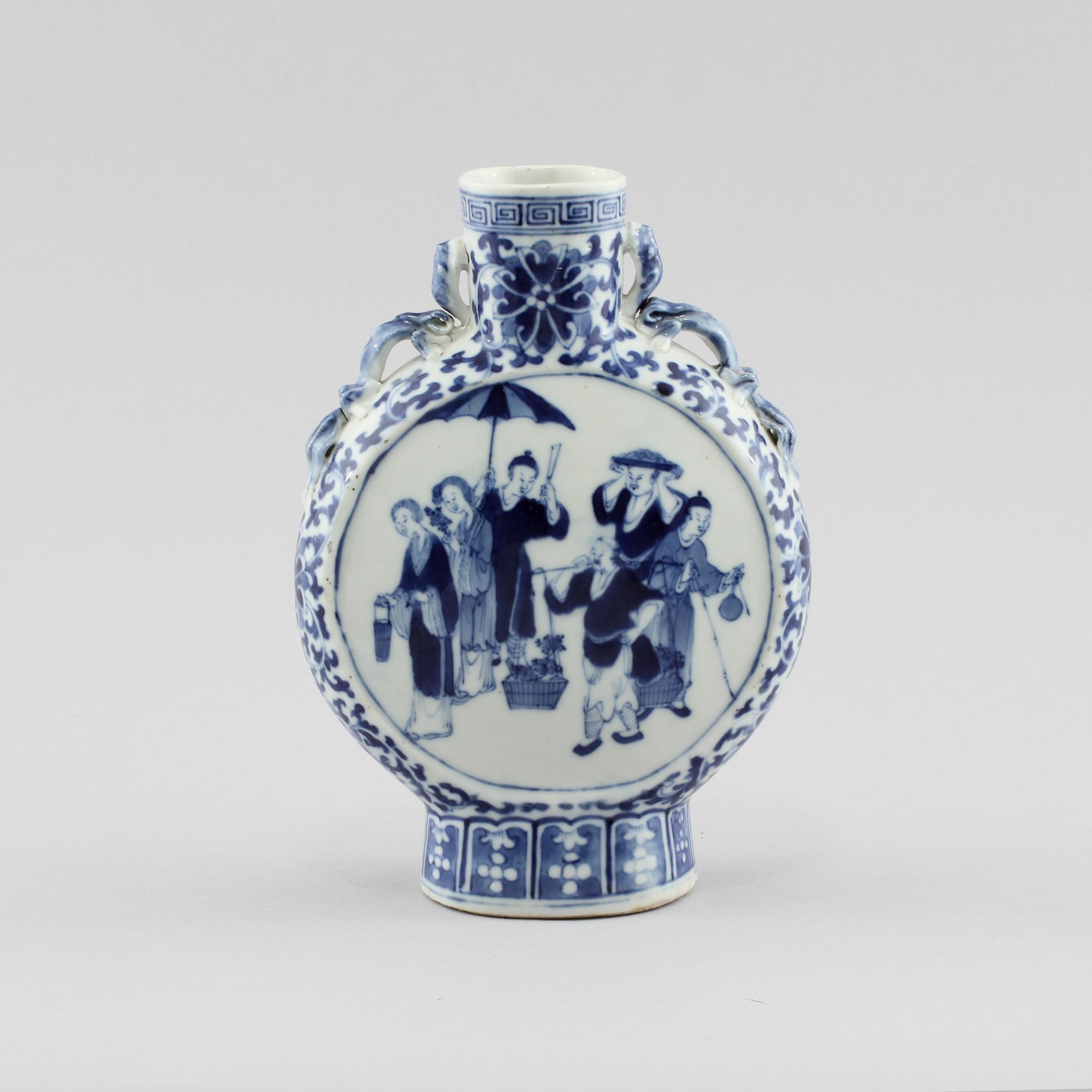PILGRIMSKRUS, porslin, Kina, 1800-tal.