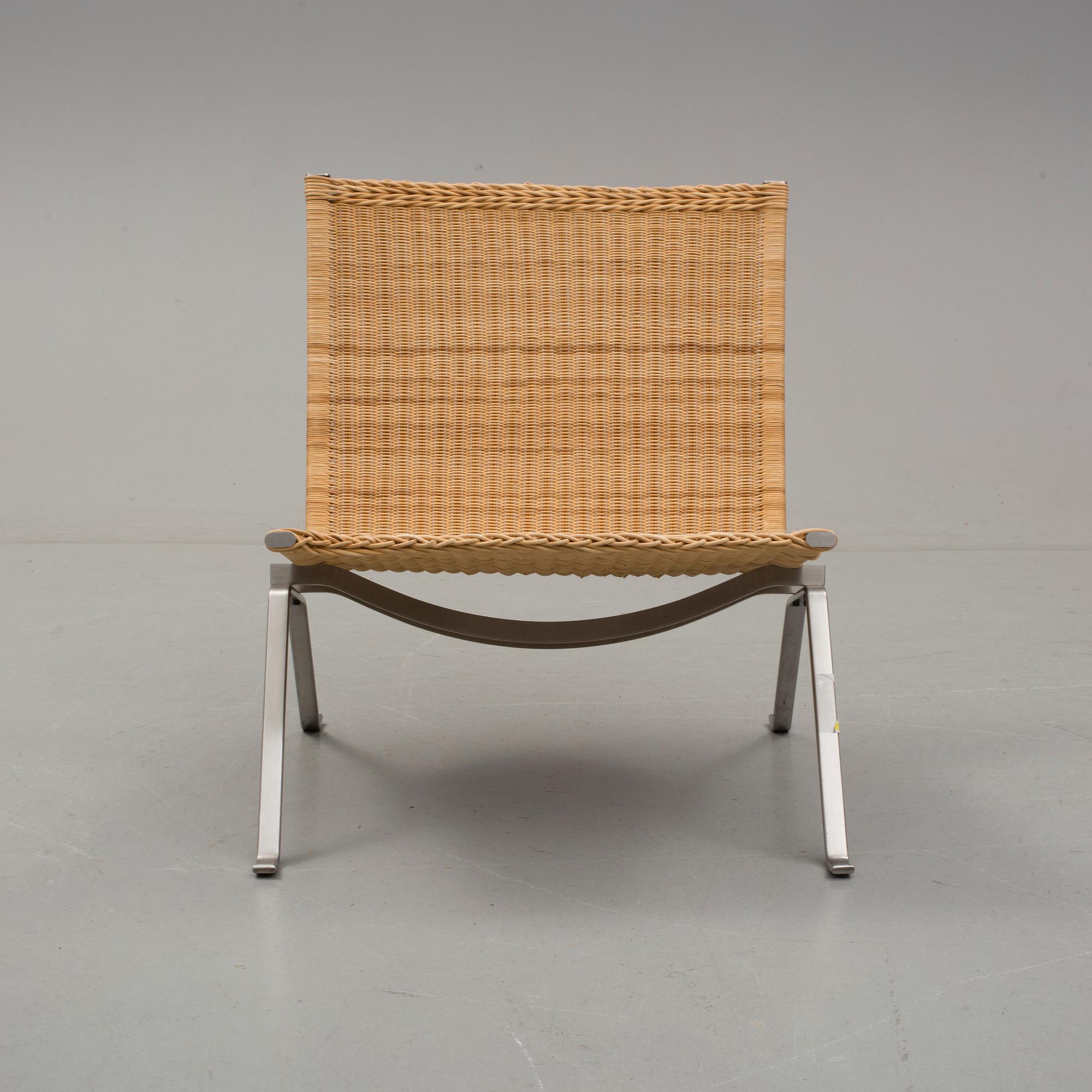 FÅTÖLJ, "PK-22", Poul Kjaerholm, Fritz Hansen, 2000-tal.