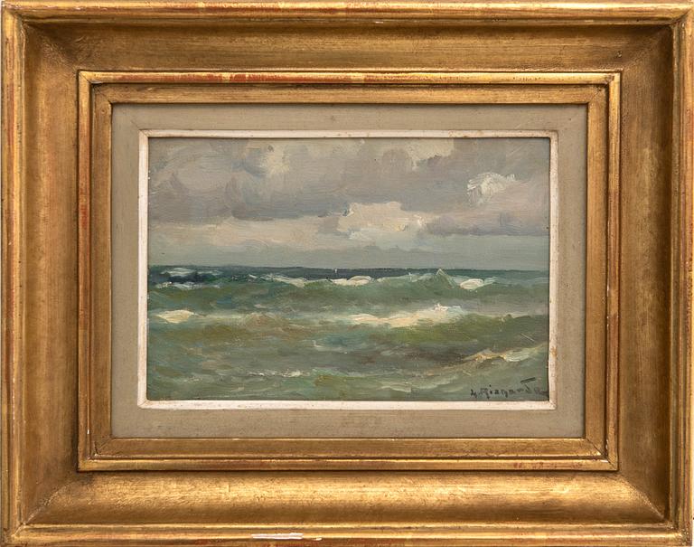 Ludvig Richarde, Vågor vid kust.