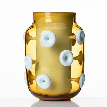 Mårten Medbo, vas, "Dubble Vase" glas, Ajeto, Tjeckien 2001.