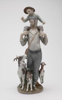 FIGURINER, 2 st, porslin, Lladro, 1900-tal.