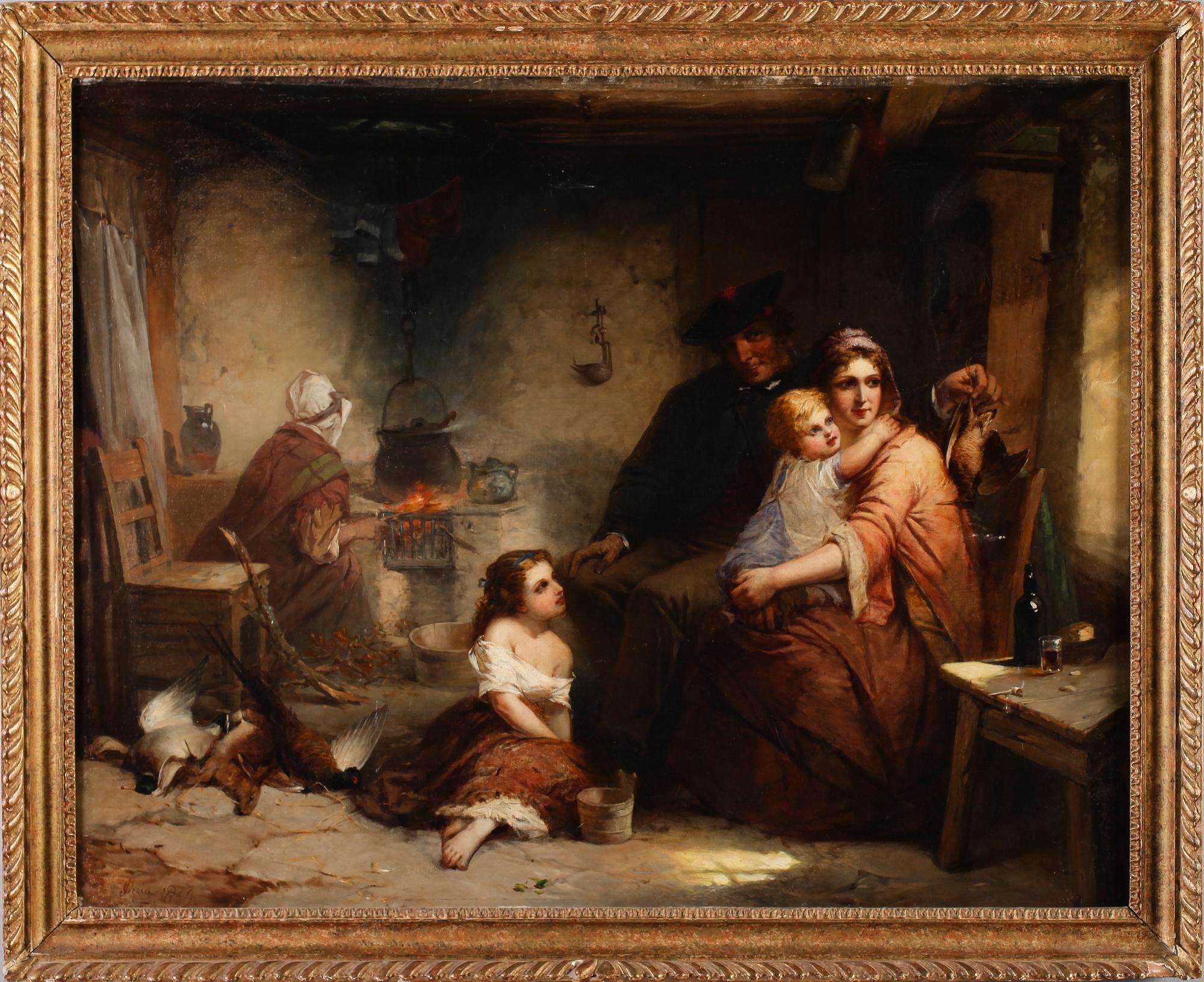 JAMES STEPHENSON CRAIG, olja på duk, signerad och daterad 1869. (aktiv 1854-1870).