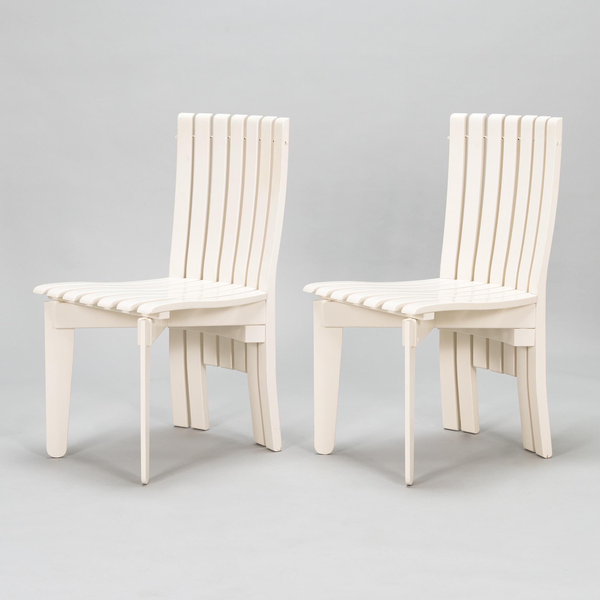 Alvar Aalto and Aino Aalto, a 5-piece 'Aurinko' (Sun-series) garden furniture suite for Artek 2008.