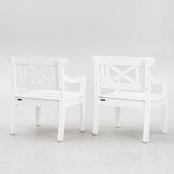Garden chairs, a pair, Trip Trap, Denmark.