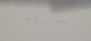 YRJÖ EDELMANN, färglitografi, signerad och numrerad 153/199.