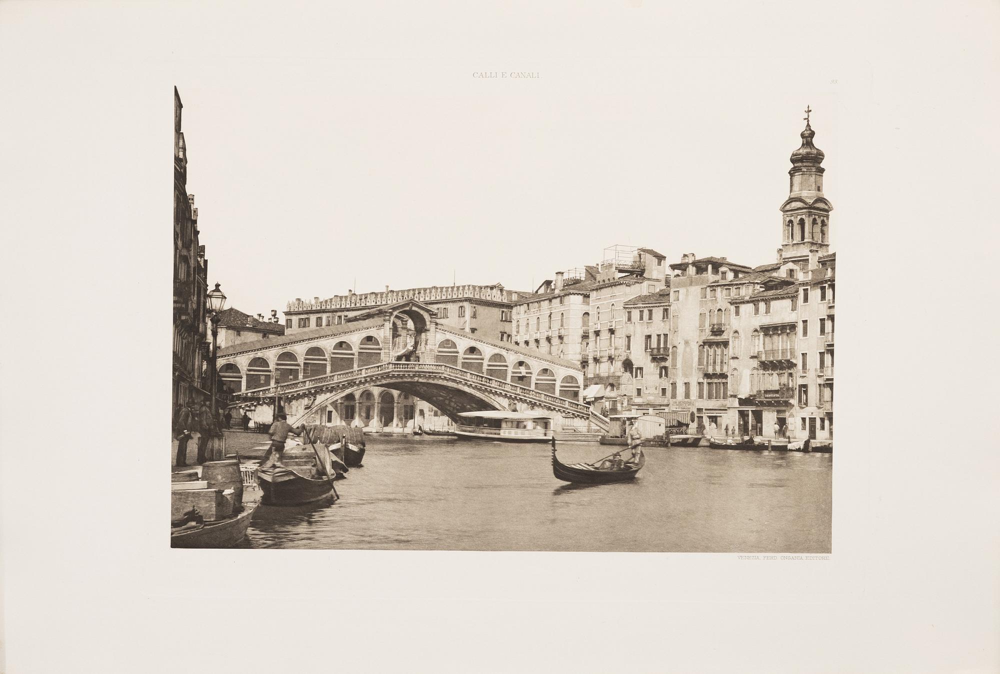 Photogravure plates from Venice.