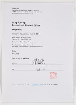 Yang Fudong, giclée, 2011, signed on certificate. Ed 21/50.