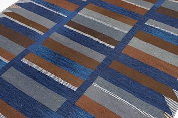 Margareta Grandin-Nettles, a flat weave carpet, c. 302 x 246 cm, signed GLH MG.