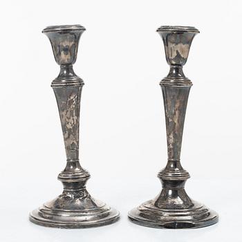 Candelsticks, a pair, silver, Gorham, USA, 20th century.