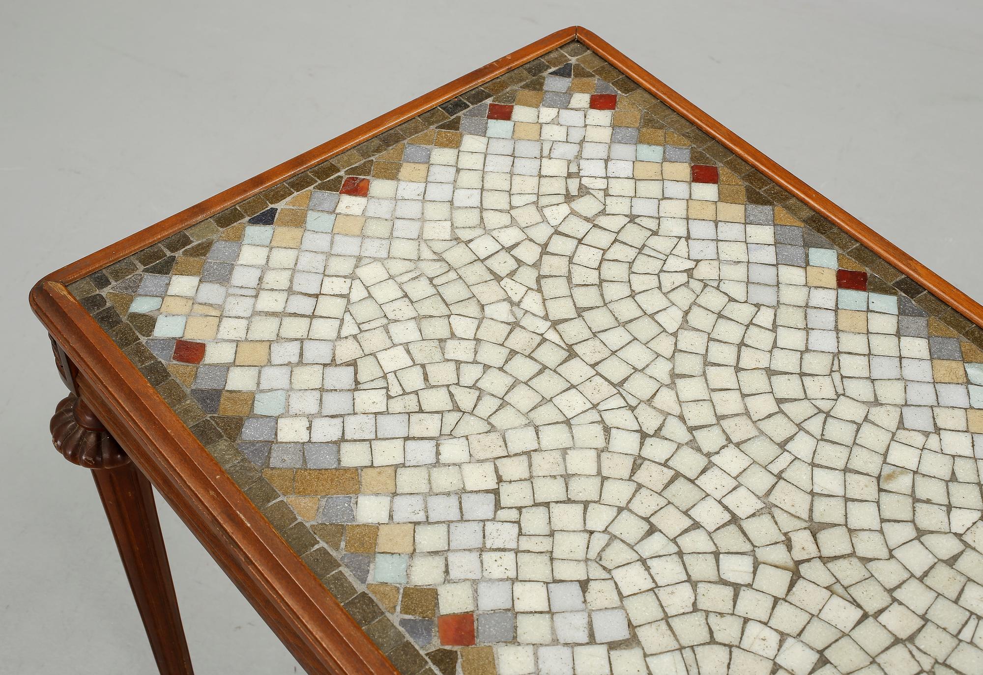 SOFFBORD, mahogny, 1950-60-tal.