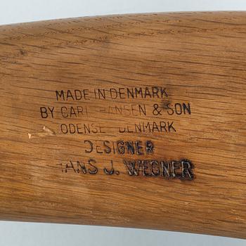 HANS JØRGEN WEGNER, FÅTÖLJ, CH 22. Carl Hansen & Sons, Odense. Design 1950.