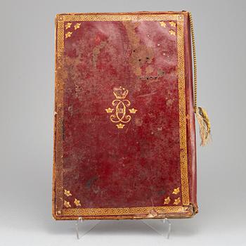 SKÖLDEBREV,  för adliga ätten von Haselberg (ointr).