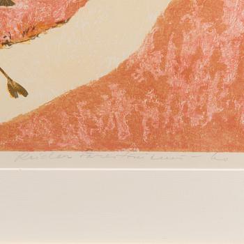 Lithograph, signed, dated -60, numbered 185/220. Printed by artist.