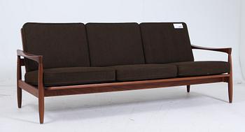 SOFFA med FÅTÖLJ, "Kolding", design Erik Wörtz, 1950/60-tal.