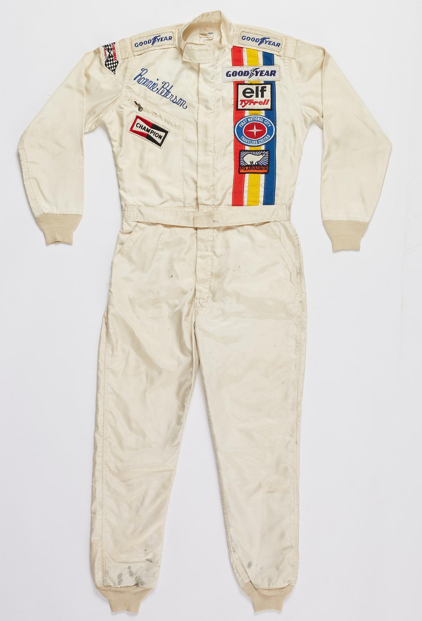 Ronnie Petersons raceroverall från 1977.
