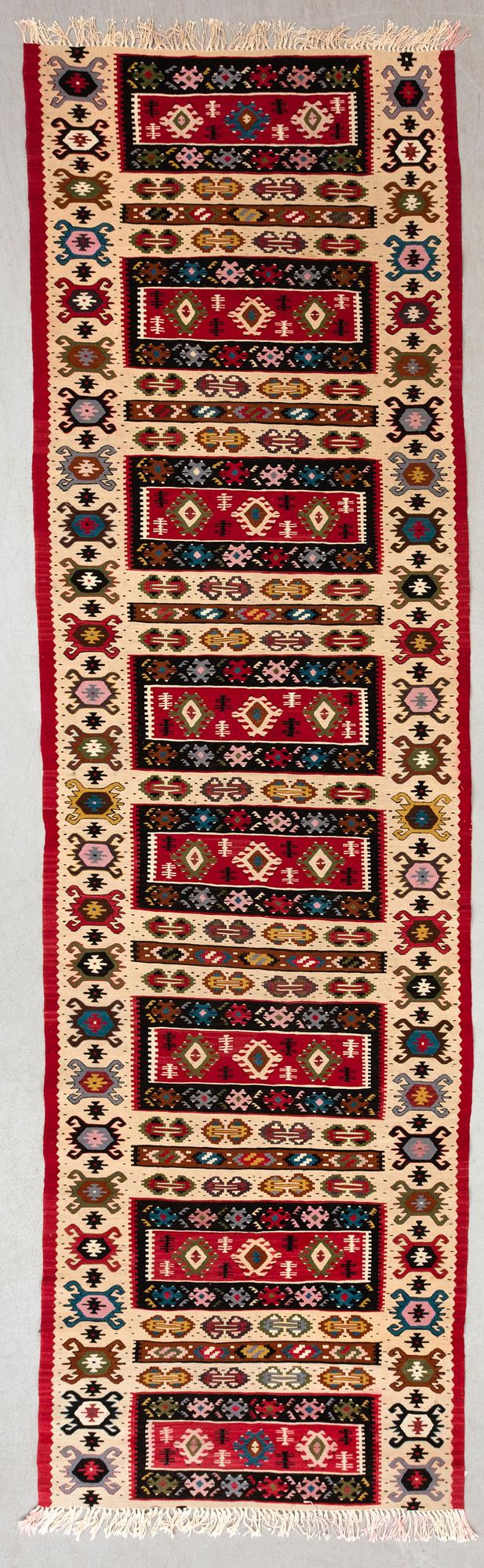 KELIM, galleri, old, Anatolien, ca 349 x 100 cm.