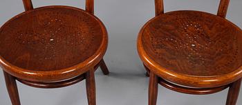 STOLAR, ett par, Thonet, 1900-talets första hälft.