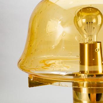 A BRASS TABLE LAMP FROM NYA ÖIA SWEDEN.