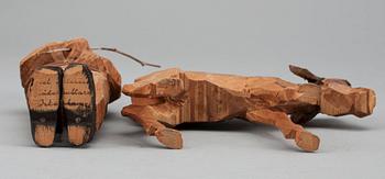 Axel Petersson Döderhultarn, Shepard boy with a calf (2).