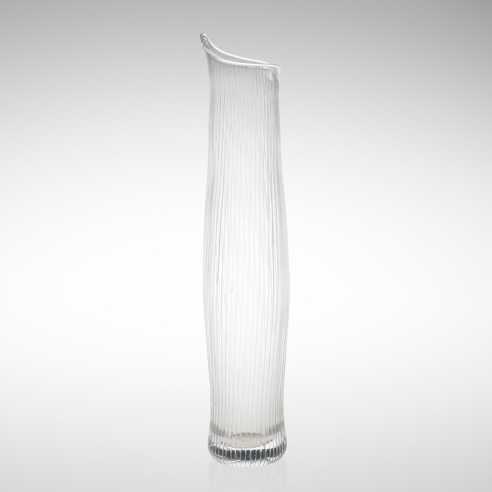TAPIO WIRKKALA, MALJAKKO. Malli 3522. "Tuonelan virta". Sign. Tapio Wirkkala Iittala. 1950-luvun alkupuoli.