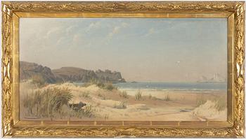 Albert Berg, Coastal Landscape with Seagulls.
