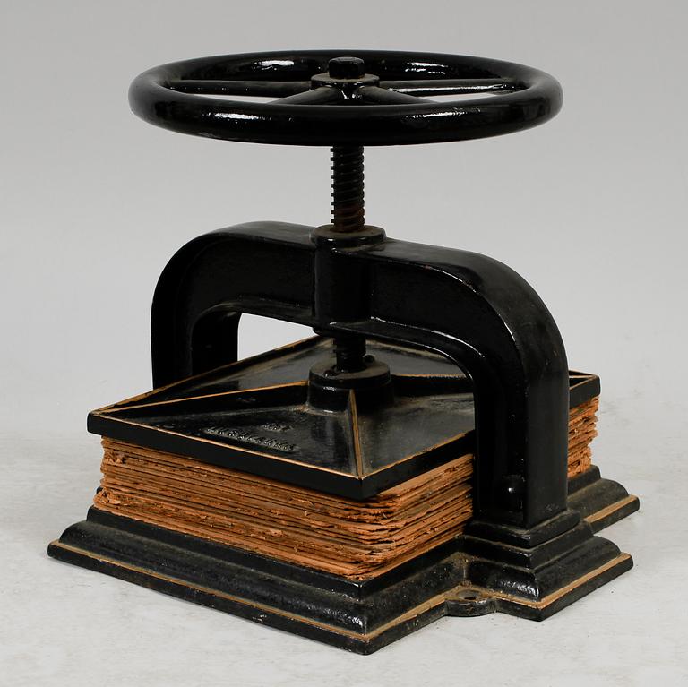 VÄXTPRESS, Husqvarna, sekelskiftet 1900.