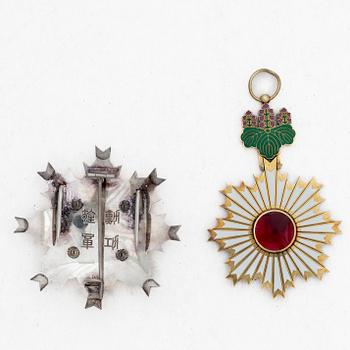 Order of the rising sun, Japan, First class set.
