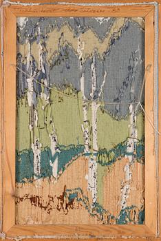 Asta Salminen, a unique weave signed and dated -83.