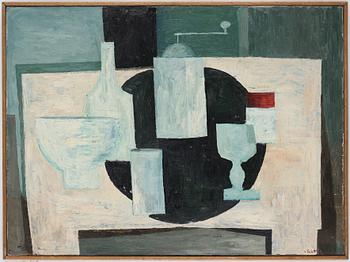 Philip von Schantz, oil on canvas, signed, executed 1950.