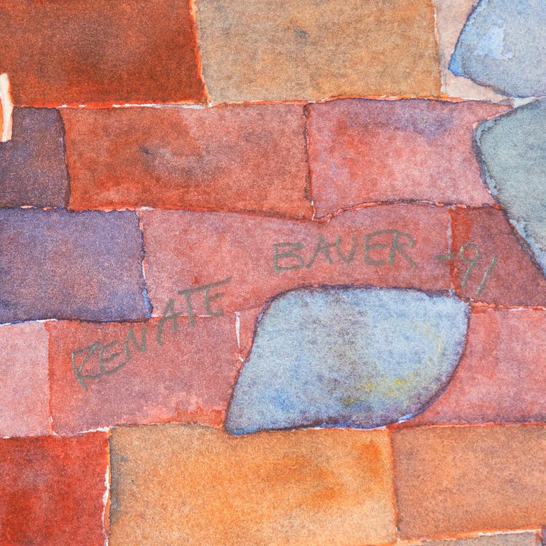 Renate Bauer, Vid kyrkan.