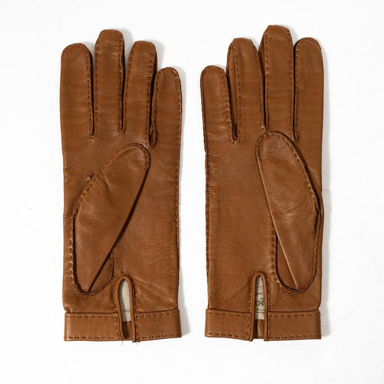 Hermès, handskar, storlek 8.