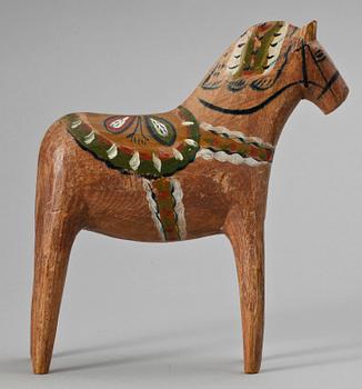 A Swedish 20 th cent wood horse.
