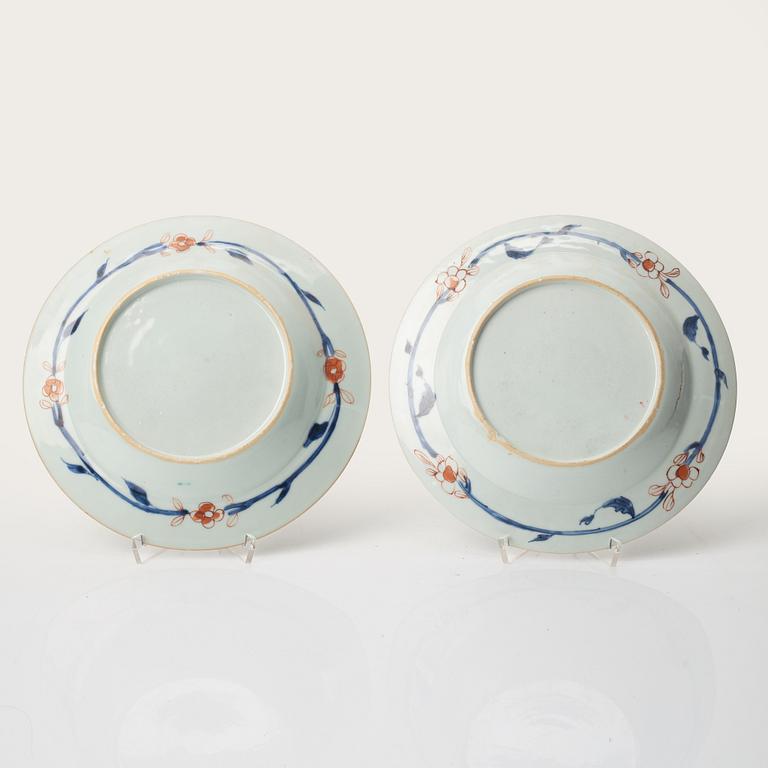 Tallrikar, Kina, ett par, Kina, Yongzheng (1723-35).