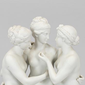A porcelain figurine, Three Graces.