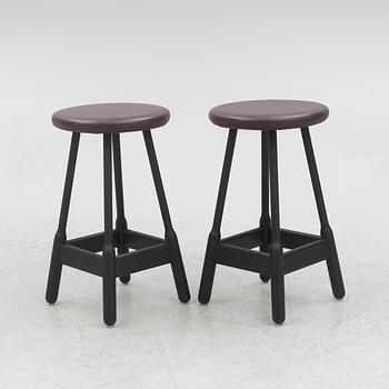 Chris Martin, a pair of 'Albert Bar Stools', Massproductions.