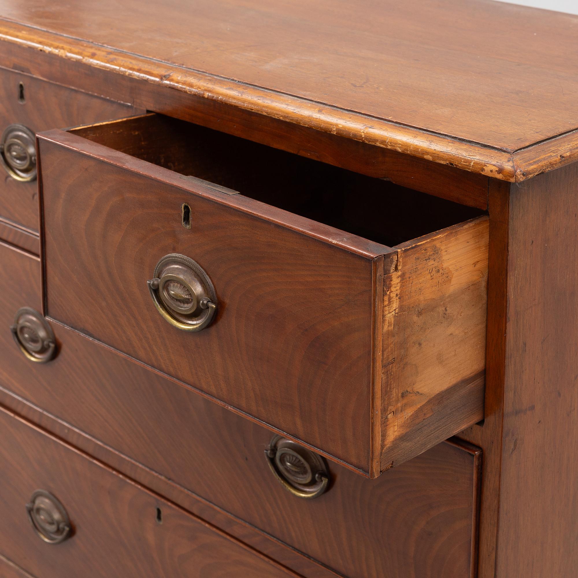 A chest of drawers, England, late 19th Century.