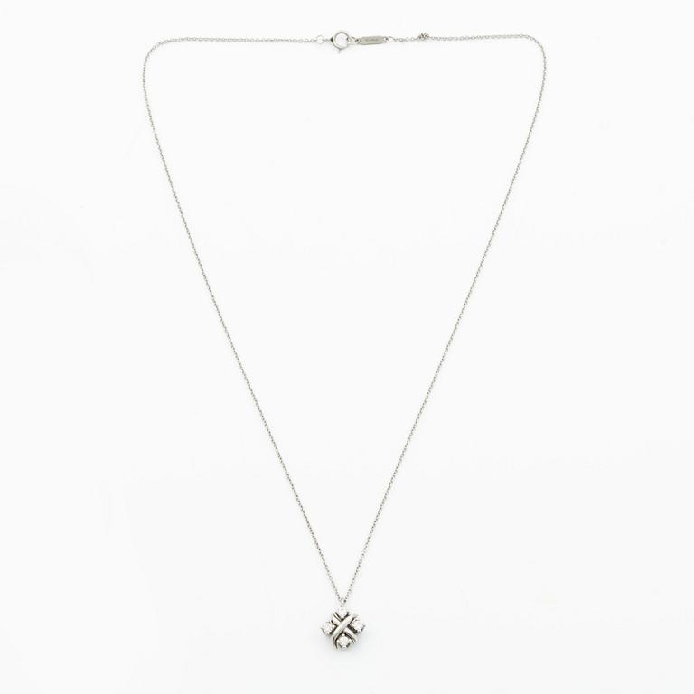 Tiffany & Co, "Lynn pendant", platinum with brilliant-cut diamonds.