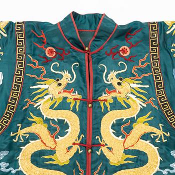 A Chinese embroidered robe, 20th Century.