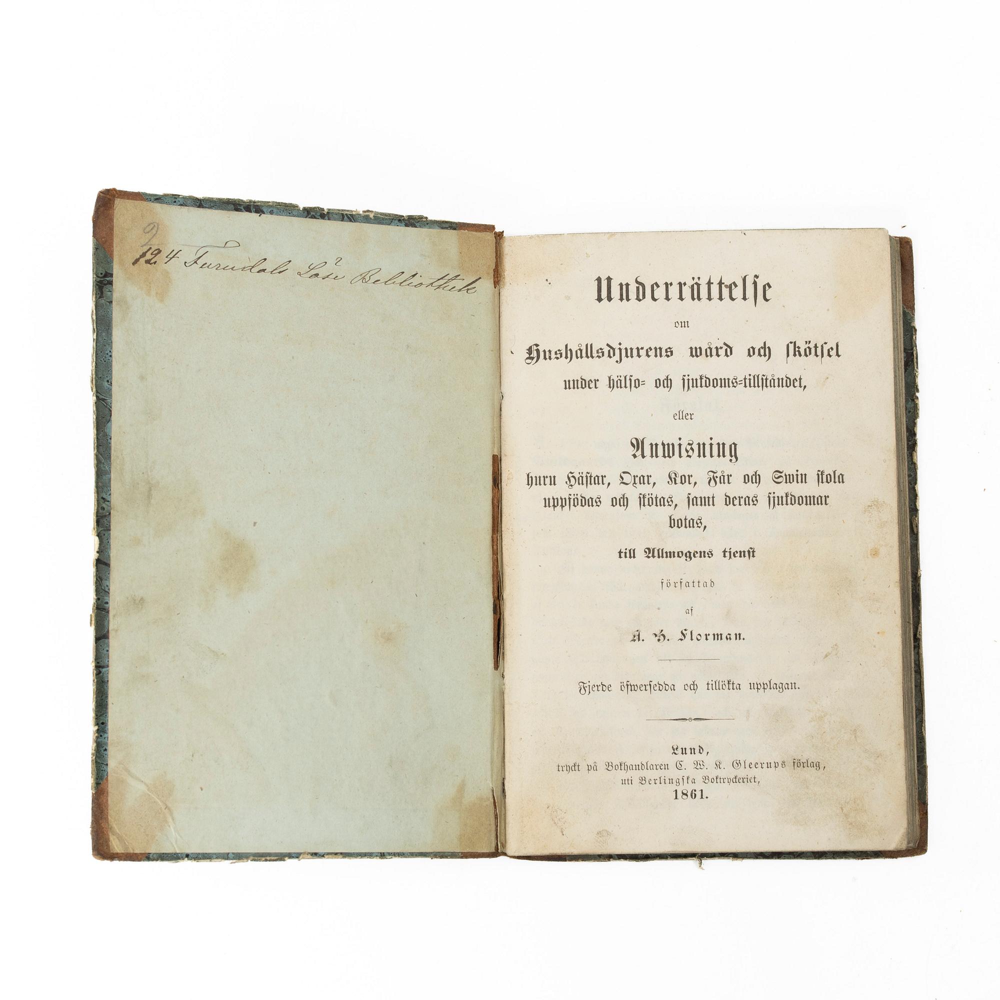 Åtta kok- och handböcker inkl. Cajsa Warg, 1780-1897.