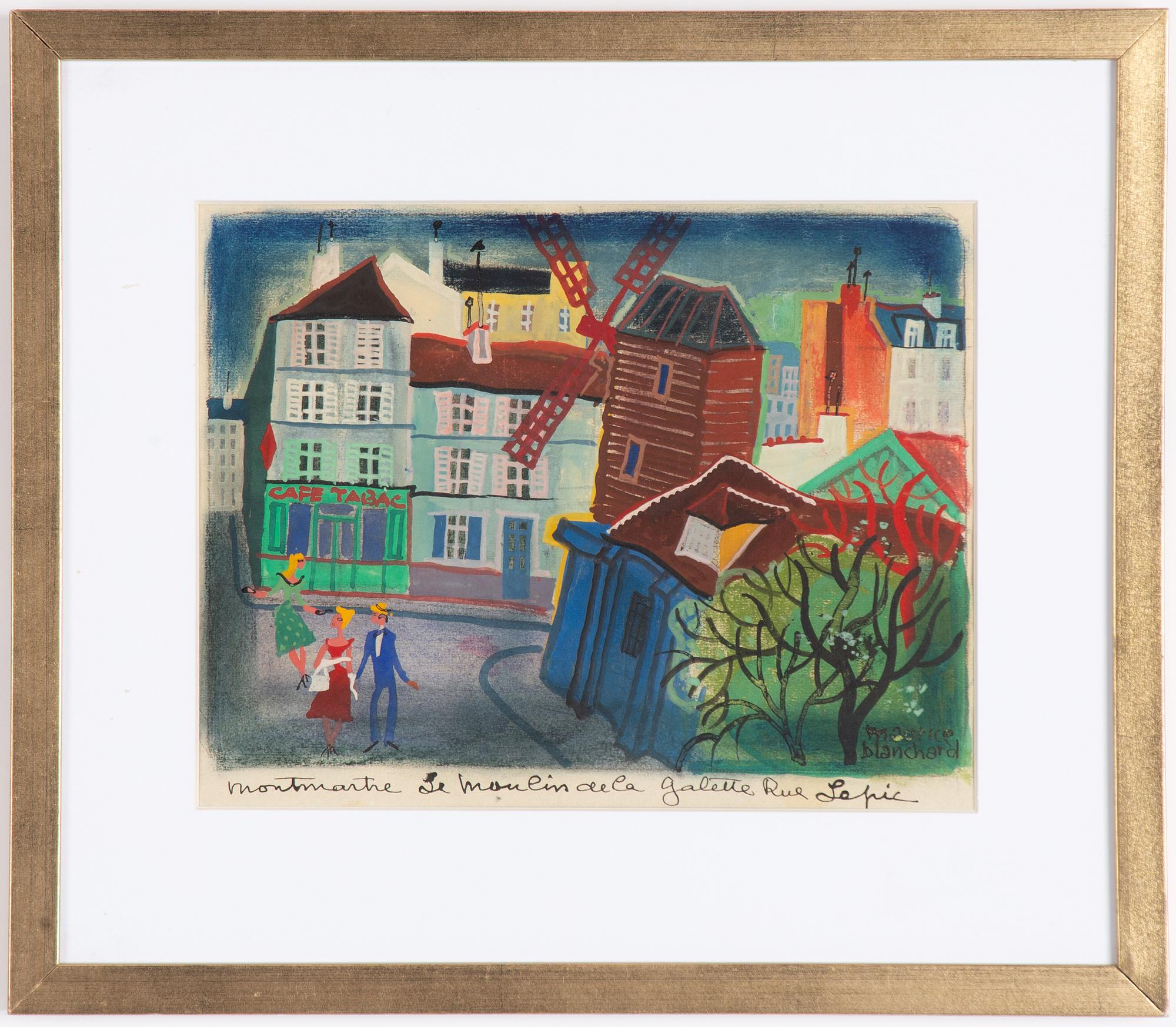 Maurice Blanchard, "Montmartre".