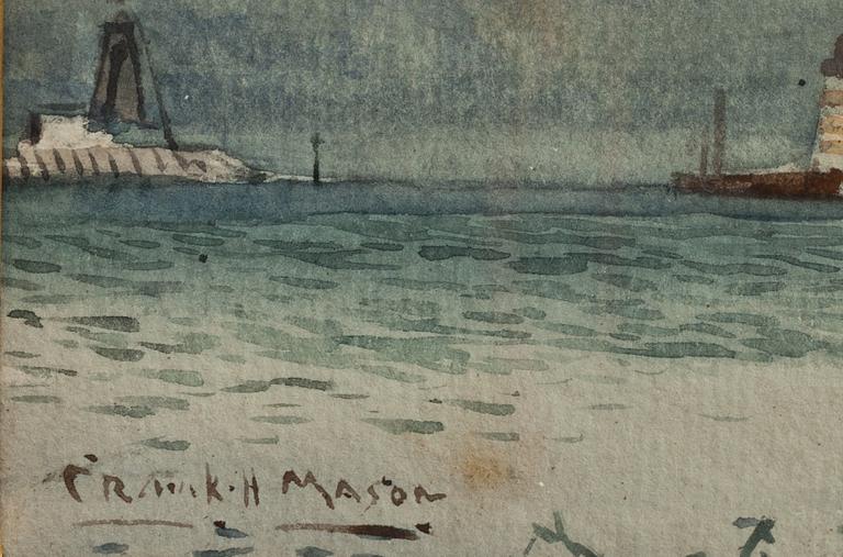 FRANK HENRY MASON, akvarell, sign.